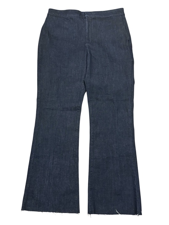 J. Crew Denim - J. Crew Cotton Blend Wide Leg Dark Wash Trouser Denim Jeans Size 30